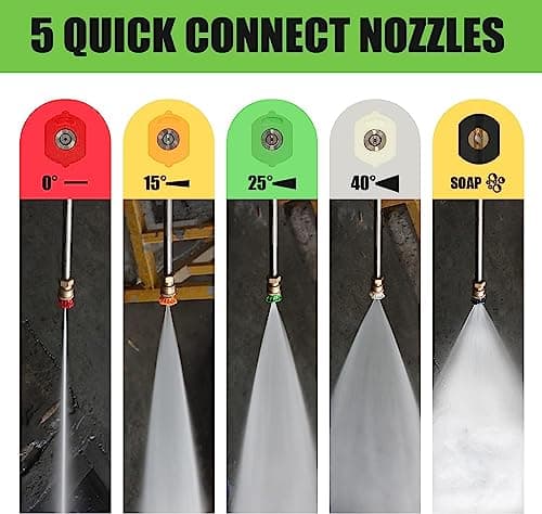 Green-Power America Commercial Hot Water Pressure Washer GNHW4540E - 4500 PSI, 4.1 GPM, Gas Engine, Diesel Burner 2