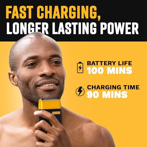 The Cut Buddy Shave Buddy, Compact Foil Electric Shaver for Face & Body, Maintains 5 O'Clock Shadow, Lightweight & Water Resistant, 1 Count - Black 5