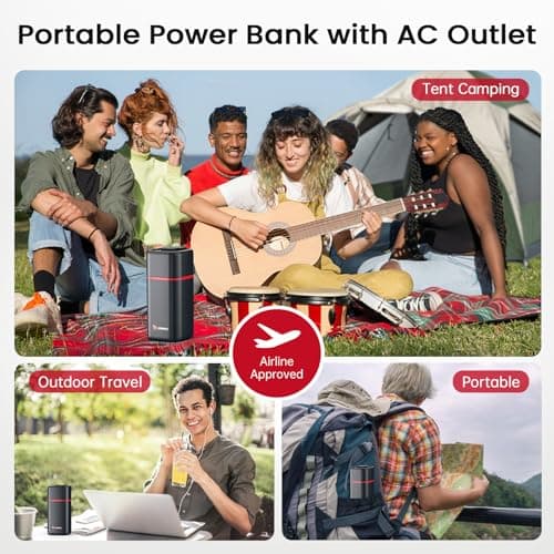 G-POWER 20000mAh/74Wh Power Bank with AC Outlet for Laptop,80W(Peak 100W) Laptop Charger,Smartphone Power Bank, 30W Type-C/USB-A Ports,Fast Charging Lightweight Portable Power Station for Home/Travel 8