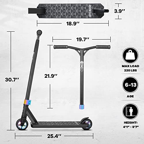 V2 Pro Trick Scooters, Stunt Scooter for Kids Ages 6-12 Years and Teens - Complete Beginner and Intermediate Freestyle BMX Scooter (Neo) 6