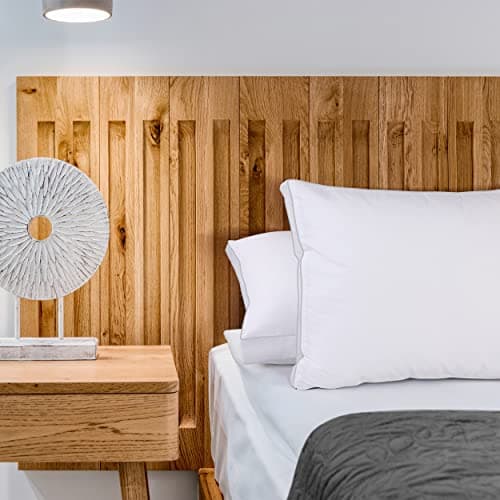 Utopia Bedding Bed Pillows for Sleeping Standard Size (White), Set of 2, Soft & Fluffy Pillow with Down Alternative Filling, Cooling, Hotel Quality, Gusseted Pillow for Back, Stomach or Side Sleepers 6