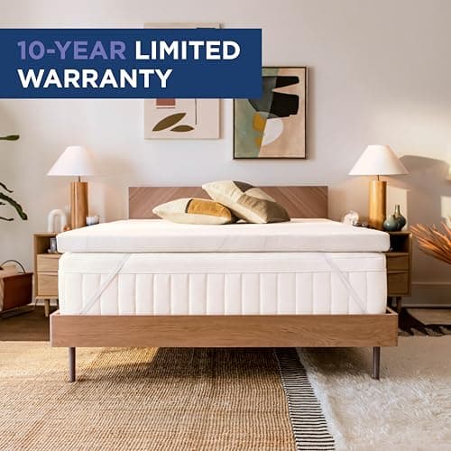 TEMPUR-Adapt (Supreme) 3" Memory Foam Mattress Topper, Queen,White 10