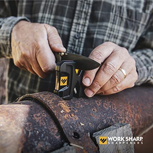 Work Sharp Portable Pivot Knife Sharpener, WSEDCPVT EDC Black 6