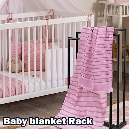 WonYins Standing Towel Rack, 3 Tier Metal Free Standing Floor Towel Racks for Bathroom Freestanding, Drying Bath Towel Rack Stand for Bathroom Floor, Bedroom, Storage, Laundry Room 6