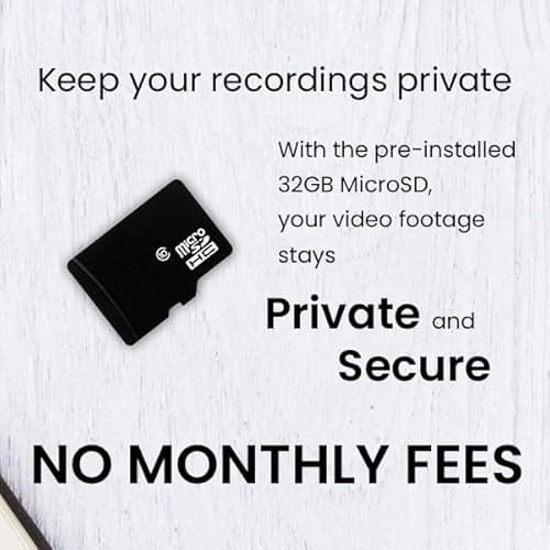 Lorex 2K Indoor WiFi Security Camera | Magnet Base Flexible Placement | Pet Cam, Baby Cam | IR Night Vision | Person Detection | 2 Way Talk | 16GB MicroSD Included | No Monthly Fee 7