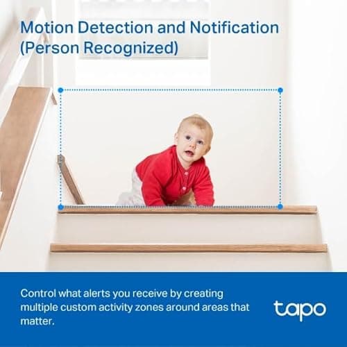 Tapo 2K Pan/Tilt Security Camera for Baby Monitor, Dog Camera w/Motion Detection, 2-Way Audio Siren, Night Vision, Cloud&SD Card Storage, Works w/Alexa & Google Assistant, 2-Pack (Tapo C210P2) 7
