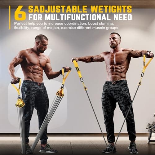 KUZARO Heavy Resistance Bands for Working Out, 300lbs/360lbs Heavy Exercise Bands with Handles, Resistance Bands for Men, Weight Bands Set for Muscle Training, Strength, Yoga, Home Workout Equipment 6