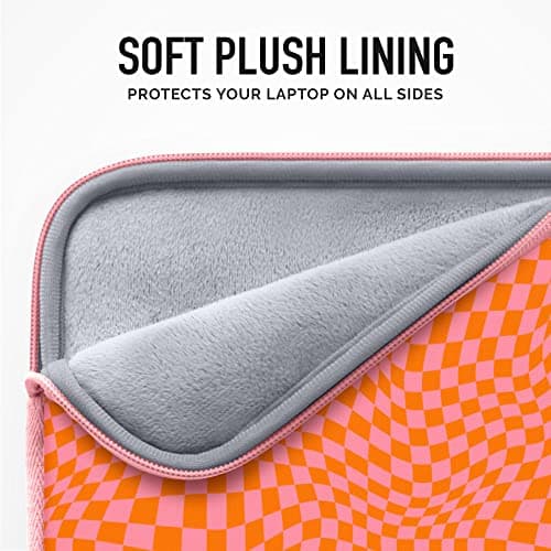 Vandel MacBook Air 13 inch Laptop Sleeve, Fits 13-13.3 inch Laptops: Neoprene MacBook Pro & Air Case, Chromebook, HP Soft Cover | Thin Computer Carrying Bag, Pink Mac (M1 & M2) Pouch 6
