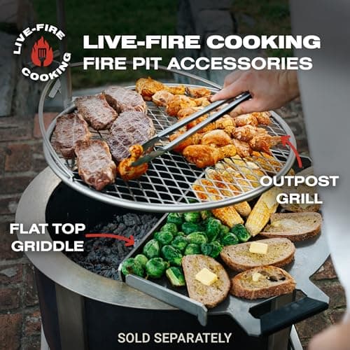 Breeo Smokeless Fire Pit (X Series 24, Corten Steel) | 27.5 inch Smokeless Firepit for Outside | 62 Pounds | Ideal for Families Compatible with Wide Range of Breeo Accessories 6