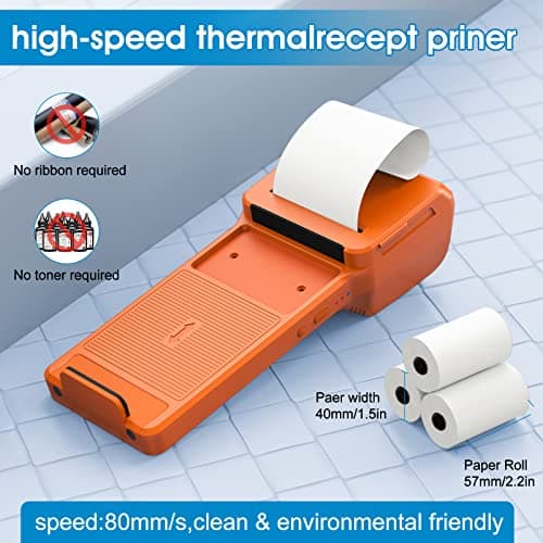 symcode Bluetooth 58mm Thermal Printer and Mobile Phone, Can be Used as POS PDA Receipt Printer After Secondary Development,only Supports Application Software with Built-in SPP Protocol. 7