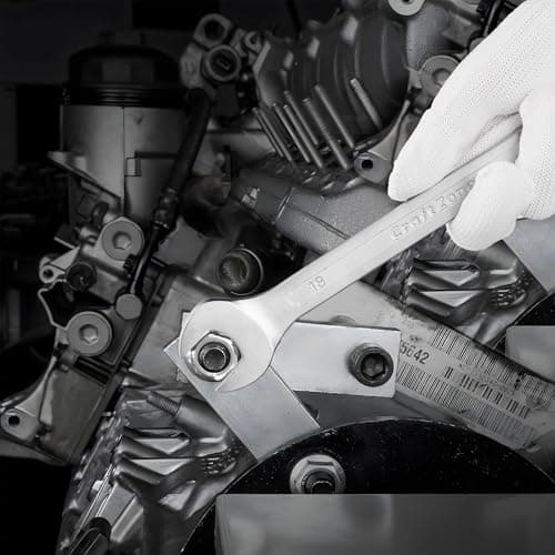 19-Piece Combination Wrench Sets CR-V Metric Wrench Set 6-24mm Box and Open End Wrench Set 12-Point with Rolling Pouch Industrial for Workshop Outdoor Diy Repair 6