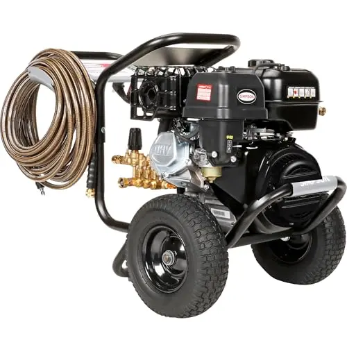 Simpson 4400 PSI Gas Pressure Washer, 4.0 GPM Commercial Power Washer, Cold Water, 50' Hose, PowerShot, 49-State Compliant (PS60843) - Black 8