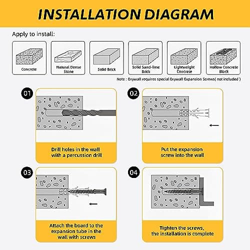 NUNU LAB Wall Mounted Cat Furniture Set - 6 Pcs Climber Set with House, Bridge, Steps, Scratcher Board - DIY Walls Playground, Indoor Cat Shelves - Gray 7