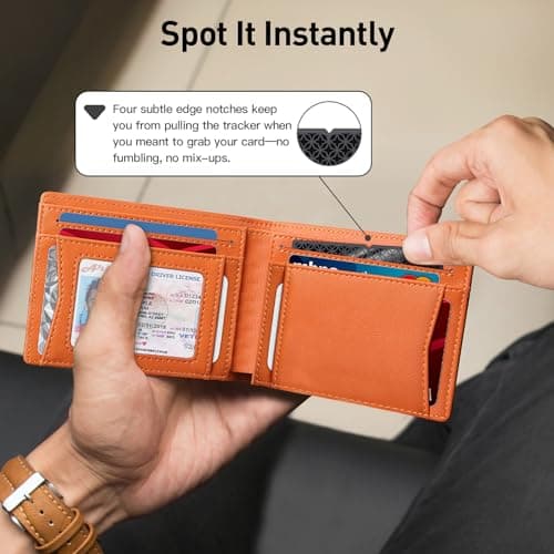 2026 [Apple MFi Certified] (iOS Only) Bluetooth Tracker Smart Card for Apple Find My iPhone Ultra-Thin Wallet GPS Tracker, 5-10 Years Staying Power, Keys Finder & Item Locator for Keys, Bags, Passport 8