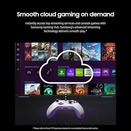 SAMSUNG 43" Odyssey Neo G7 Series 4K UHD Smart Gaming Monitor, 144Hz, 1ms, VESA Display HDR600, Quantum Matrix Technology, AMD FreeSync Premium Pro, LS43CG702NNXZA, Black 7