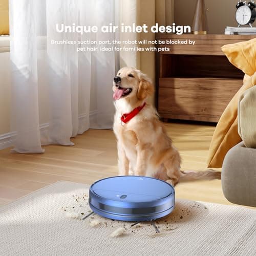 ZCWA Robot Vacuum and Mop Combo, 2 in 1 Mopping Robotic Vacuum with WiFi/App, Robotic Vacuum Cleaner, Schedule Settings, Self-Charging, Ideal for Hard Floor, Pet Hair and Low Pile Carpet 7