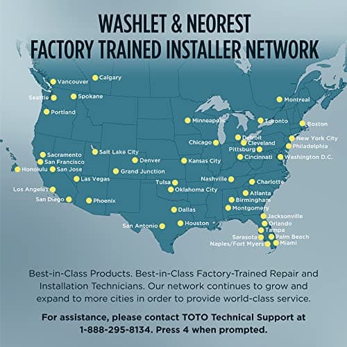 TOTO® WASHLET® A2 Electronic Bidet Toilet Seat with Heated Seat and SoftClose® Lid, Elongated, Cotton White - SW3004#01 12