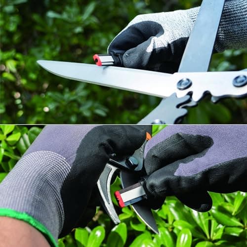 SHARPAL 129N Multipurpose Garden Tool Blade Sharpener for Knife, Pruners, Loppers, Hedge Shears Scissors, Axe, Hatchet, Machete, Lawn Mower Blade 5
