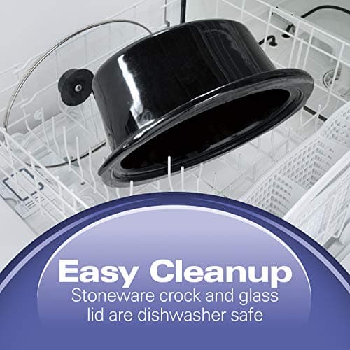 Hamilton Beach 33861 Portable Programmable Slow Cooker, Dishwasher Safe Crock, 6 Qt, FlexCook Dual Digital Timer/2 Heat Settings, Lid Lock for Easy Travel, Silver 7