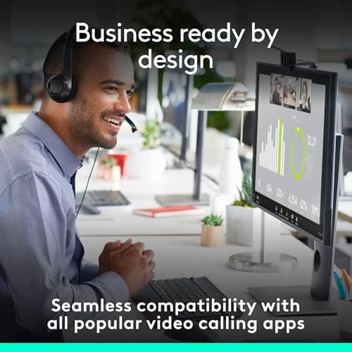 Logitech C920e HD 1080p Mic-Enabled Webcam, Certified for Zoom, Microsoft Teams Compatible, TAA Compliant 7