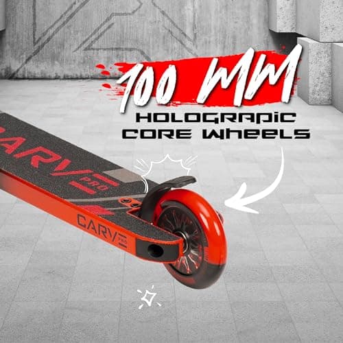 Madd Gear Carve Elite Complete Trick - Aircraft Grade Aluminum Stunt Scooter for Kids 8 Years and Up - Best Pro Scooter for Beginner/Intermediate Boys and Girls (Black) 6