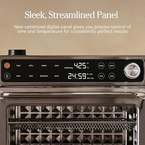 Our Place Wonder Oven Pro | 8-in-1 Digital Air Fryer & Countertop Oven with Basket, Rack, Pan & Tray | 3-Rack, 32 QT Capacity - Air Fry, Toast, Roast, Bake, Reheat, Broil, Proof & Dehydrate | Cream 3