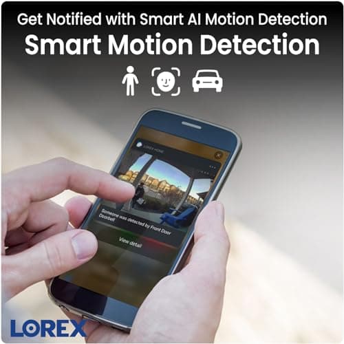 Lorex Outdoor 4K IP Add-On Metal Bullet Security Camera | NVR Add-On | Smart Motion Detection | 2-Way Talk | Color Night Vision | IP67 Waterproof | Requires Recorder 8