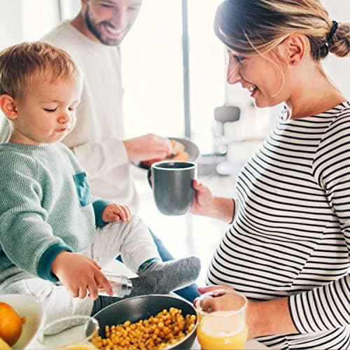 Glass Salt and Pepper Shakers Set - Aelga Salt Shaker with Stainless Steel Lid - Elegant Farmhouse Kitchen Decoration(2pcs) 6