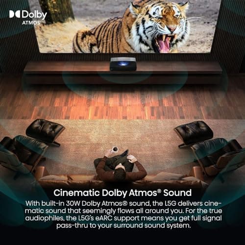 Hisense 120L5G-CINE120A 120L5G 4K UHD LASER TV Ultra-Short-Throw Projector Only (Renewed) 6