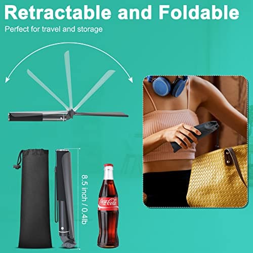 Zeerun Portable Long Metal Shoe Horn 8.5-39“, Telescopic Aluminum Alloy Dressing Aid Stick Long Handle Shoe Horn for Seniors, Men, Women and Kids 5