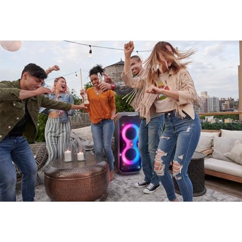 JBL PartyBox 710 - Party Speaker with Powerful Sound, Built-in Lights and Extra deep bass (Renewed) 2