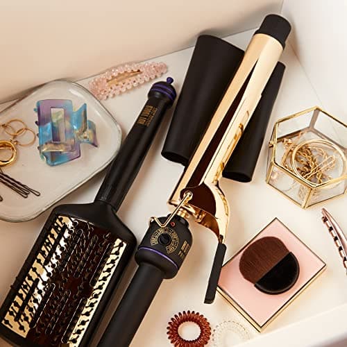 HOT TOOLS Pro Artist 24K Gold Extra Long Curling Iron/Wand | Long Lasting Defined Curls, (1-1/4 in) 5