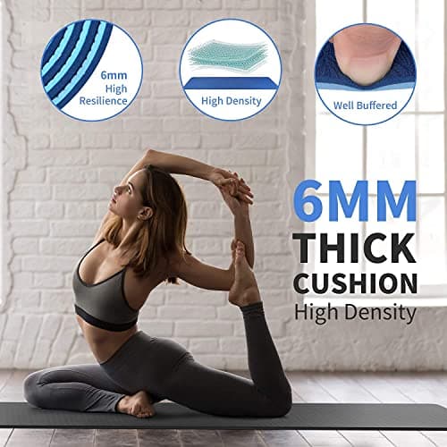 CAMBIVO Extra Wide Yoga Mat for Women and Men (72"/84"x 32"x 1/4") TPE Workout Mat, Non-slip Large Exercise Fitness Mat for Yoga, Pilates, Workout 5
