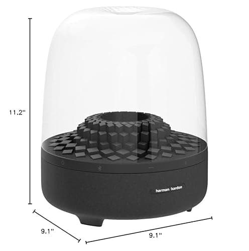 Harman Kardon Aura Studio 4 - Bluetooth Home Speaker - Superior Sound Performance - 5 Diamond-Effect Lighting Themes - Made with Recycled Materials 8