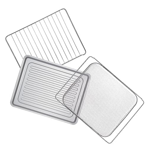 Hamilton Beach Toaster Oven Air Fryer Combo, Includes Bake, Broil, and Toast, Fits 12” Pizza, 1800 Watts, 6 Cooking Modes, Stainless Steel 7