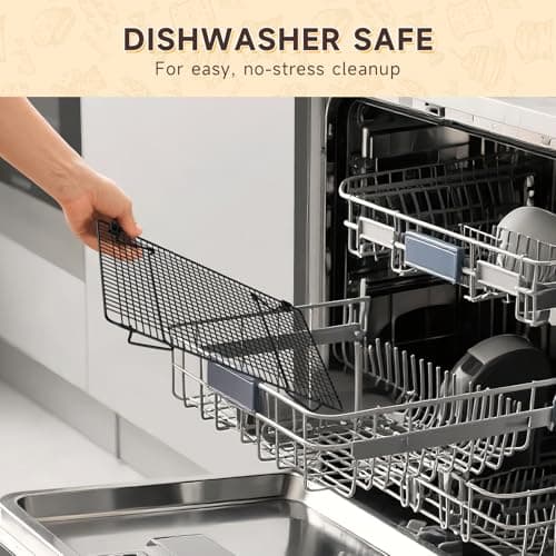 SHOUNAJIA Cooling Rack for Cooking and Baking, 3-Tier Stackable Wire Cooling Rack with Legs for Cooling Cookie, Pizza, Cake, Baking Paper 100 Pcs, 17" x 11", L 8