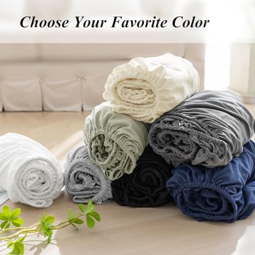 Queen Fitted Sheet Only - Premium 1800 Super Soft & Cozy Microfiber, Wrinkle, Fade, Shrinkage Resistant Deep Pocket Queen Size Fitted Bottom Sheet, White 5