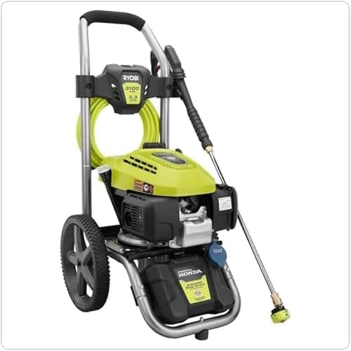 RYOBI 3100 PSI 2.3 GPM Cold Water Gas Pressure Washer, Green, (RY803023) (Renewed)