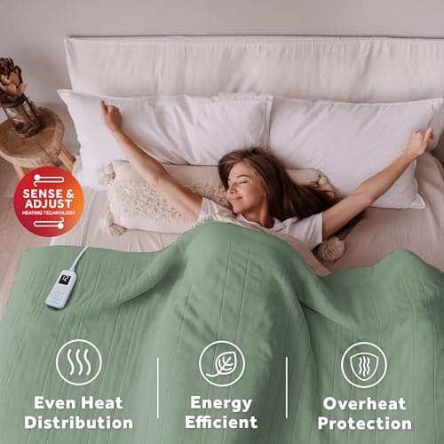 Sunbeam Royal Ultra Ivy Heated Blanket - Full 6