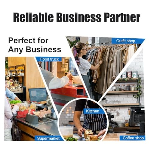 Rongta Thermal Receipt Printer, 80mm High-Speed POS Printer with Auto Cutter, 250mm/s, Ideal for Kitchen & Small Business, Compatible with Windows, Linux, MacOS 7