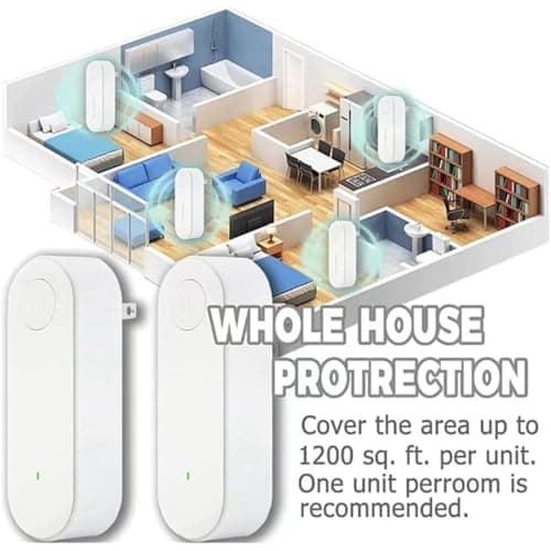 2025 New Magair Air Purifiers Plug In, Silent Filterless Design/360° Coverage, Pollutants for Bedrooms, Toilets, Pet Room (3pcs) 6