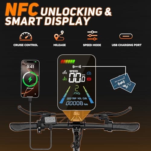 Off Road Electric Scooter for Adults, 3000W Dual Motors, Up to 35 MPH & 70 Miles Range, 48V 20Ah Battery, 11" All-Terrain Tires, NFC Unlock, Foldable Fast E-Scooter, Dual Suspension for Commuting 5