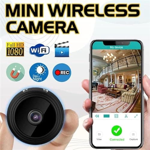 Secret Scope Camera, Secret Scope, Secret Scope Mini Security Camera, Mini Wire-Free Monitor with Night Vision Function, Outdoor Wireless 1080p HD (2Black) 5