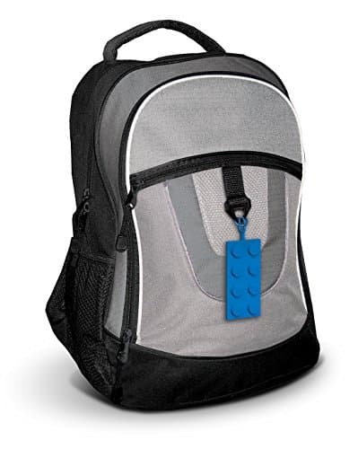 LEGO Bag Tag - 2x4 Blue (52001), Silicone Luggage Tag 6