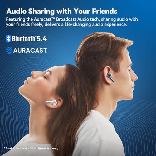 EarFun Air Pro 4 Adaptive Hybrid Noise Canceling Wireless Earbuds, Qualcomm Snapdragon Sound, aptX Lossless, 6 Mics AI CVC 8.0 Call, LDAC Hi-Res Audio, 52H Playtime, Bluetooth 5.4 (Royal Blue) 7