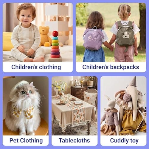 Beginner-Friendly Mini Sewing Machine with 12 Built-in Stitches, Sewing Machine with Foot Pedal, Portable, High-Low Speeds, Perfect for Sewing Enthusiasts 7