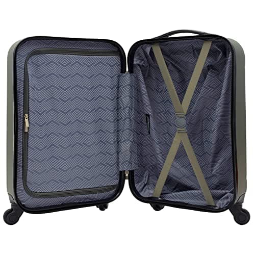 Travelers Club Cosmo Luggage, Fern Green-20, 20-Inch 5