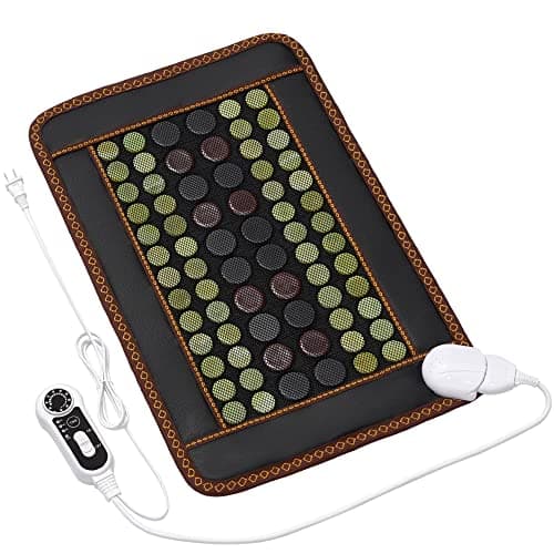 Far Infrared Heating Pad,Natural Jade and 2 Different Tourmaline Heating Pad,Electric Heating Pads for Back Neck Shoulders and Abdomen,Auto Shut Off Function,Christmas Gifts for Women Men 23.6" X15.7"