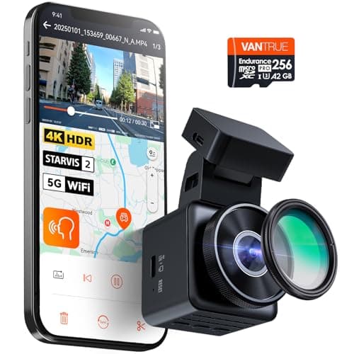 Vantrue E1 Pro Dash Cam & 256G Micro SD Card
