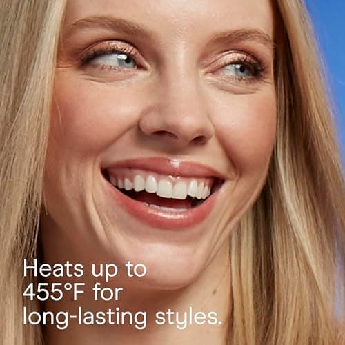 INFINITIPRO BY CONAIR Tourmaline Ceramic 1-Inch Flat Iron Hair Straightener, 1-Inch Flat Iron to Straighten or Curl, 5 Heat Settings, for All Hair Types and Textures, Metallic Gray 6